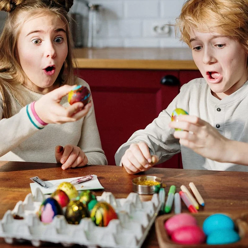 24 Pack 3 Inch Easter Foam Ei Wit Piepschuim Ei Ambachtelijke Eierschuim Natuurlijk Polystyreen Eierschuim Handgemaakte Eierbal