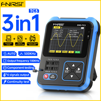 FNIRSI DSO-TC3 Handheld Digital Oscilloscope Transistor Tester 3-in-1 Multifunctional Voltage Detector PWM Signal Generator