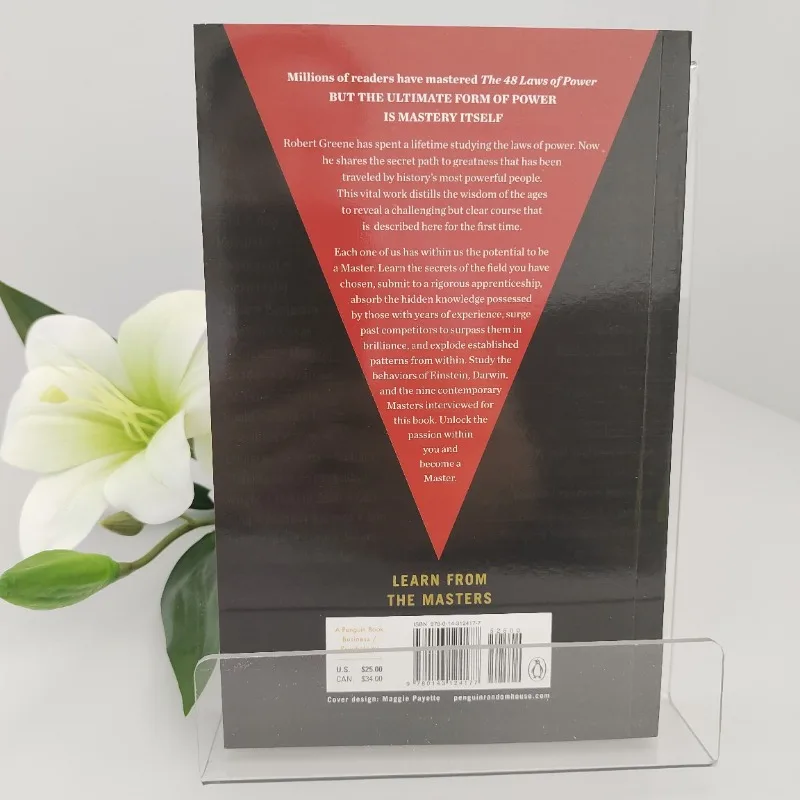 2025 Best-seller Mastery By Robert Greene Motivational Management& Leadership English Book Paperback