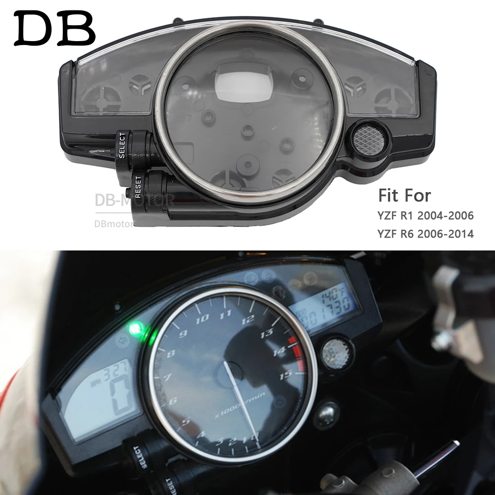 

Speedometer Tachometer Gauge Case Cover Fits For Yamaha YZF R1 2004 2005 2006 YZF R6 2006 - 2014