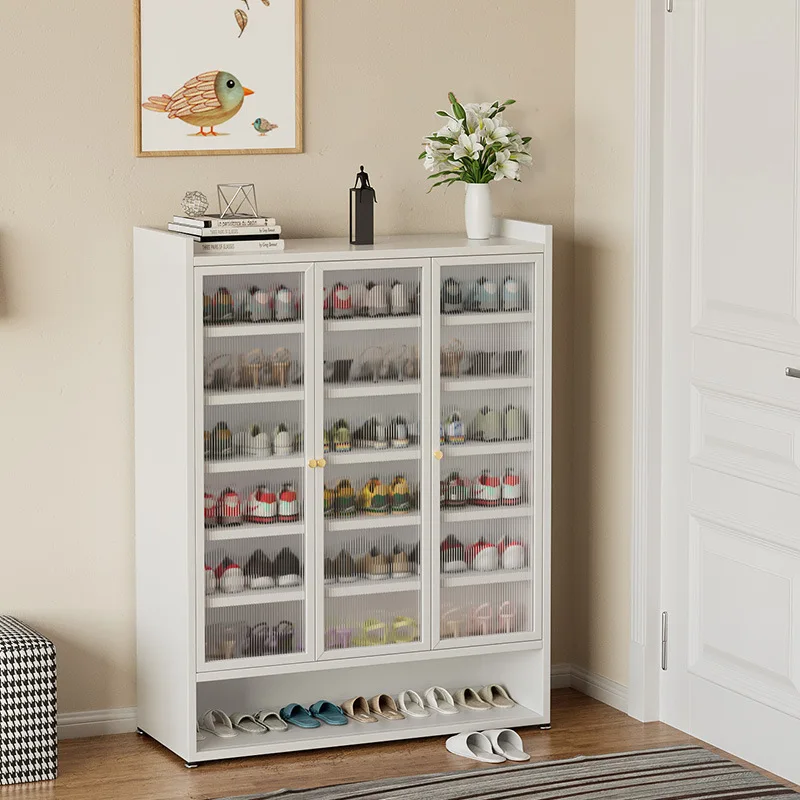 

Opposite door shoe cabinet modern simple explosion household storage cabinet shoe cabinet