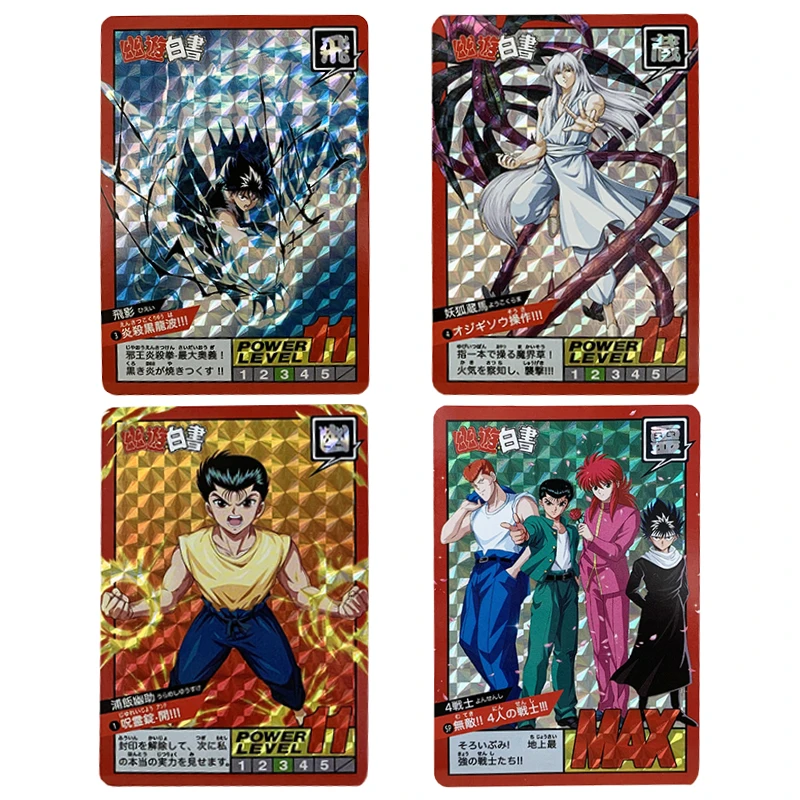 

19Pcs/set YuYu Hakusho Flash Cards Urameshi Yuusuke Kuwabara Kazuma Rare Flash Cards Game Anime Cards Collection Cards Gift Toys