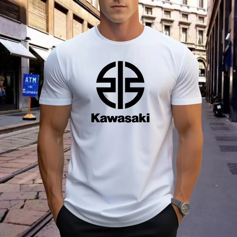 تيشيرتات صيفية جديدة الأكثر مبيعًا لعام 2025 ملابس علوية عصرية للدراجات النارية ملابس علوية قطنية قصيرة برقبة دائرية للرجال والنساء