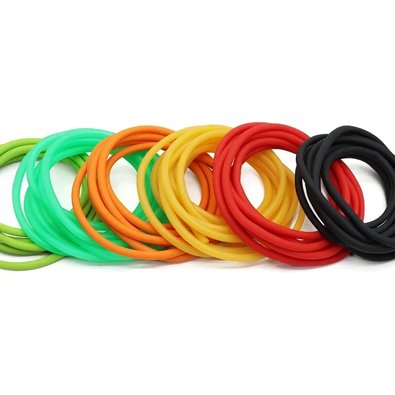 Nature Latex Rubber Hoses New Arrive Color IDxOD 1.6~10mm High Resilient Surgical Medical Tube Slingshot Catapult Elastic Band