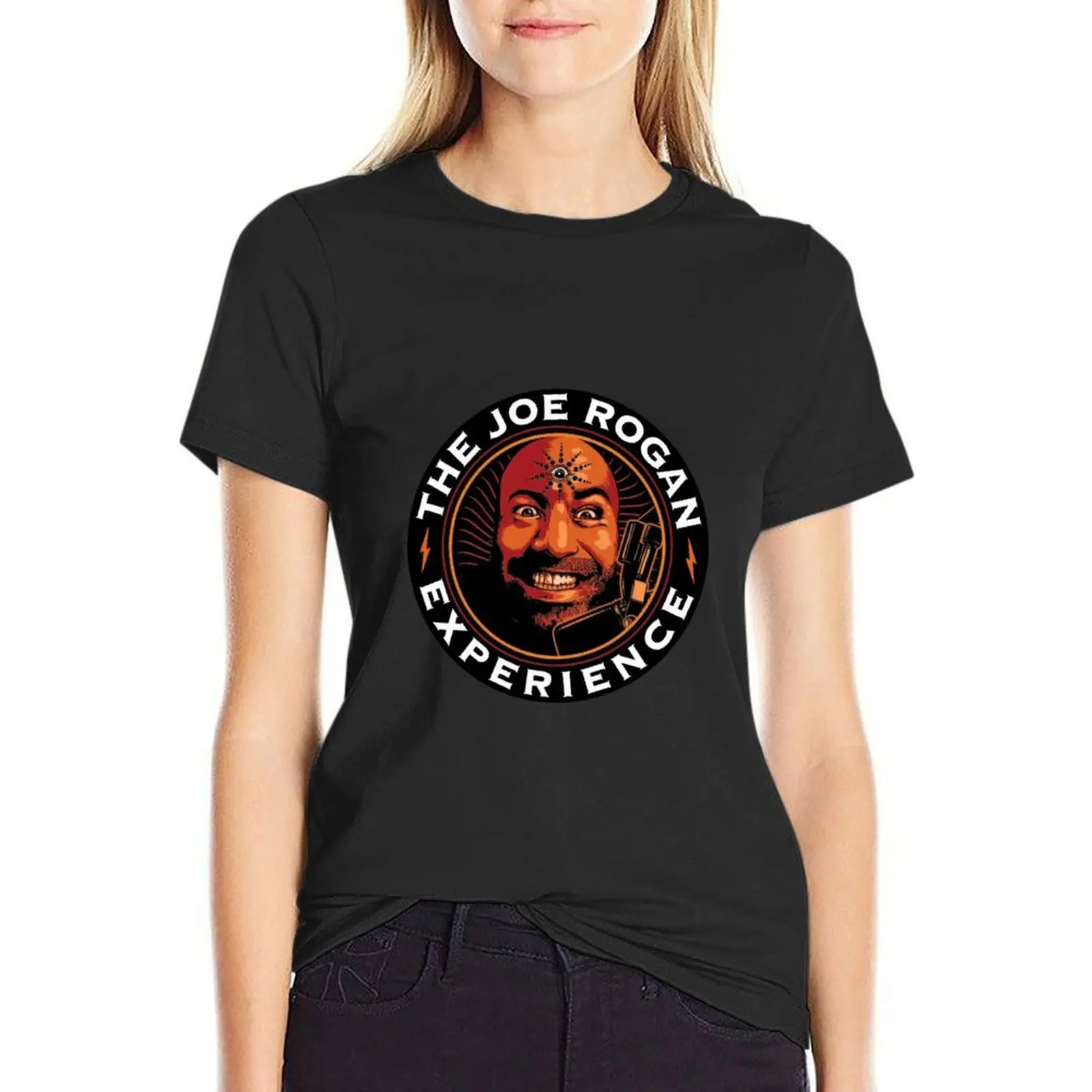 Joe Rogan Experince T-Shirt cute tops quick-drying aesthetic clothes t-shirts for Women graphic tees funny