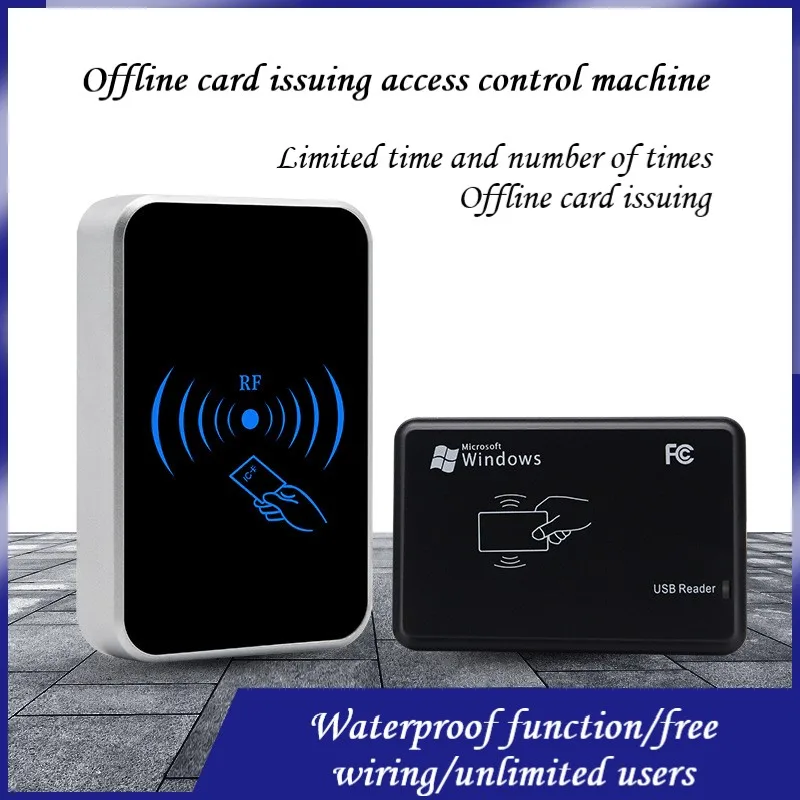 PKM2929 Can Set Time Card Reader Access Control System All-in-one Computer Card Issuer Encrypted Card Reader