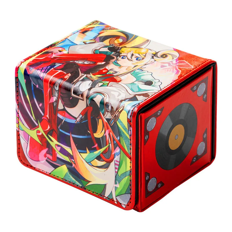 Diy Self Made Yu-Gi-Oh! Uzuhime The Manifested Mikanko Card Storage Box High-End Leather Card Storage Box Anime Cards Gift Toys