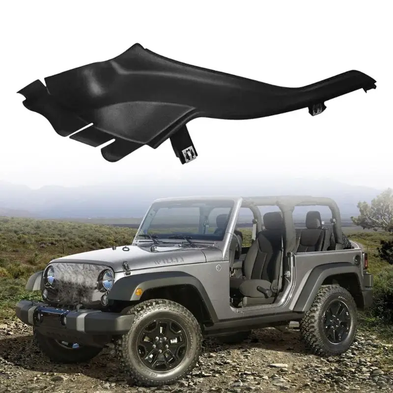 

Pair Cowl Cover Caps Trim Panel Replacement Cowl Side Seal Extension Trim Panel 68102560AB 68102560AC for 2014-2018