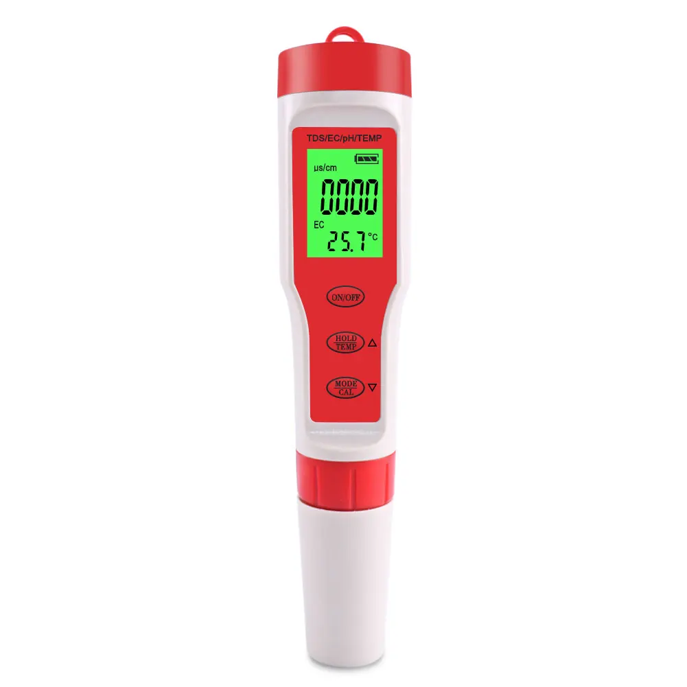 Yieryi 4-in-1 PH TDS EC Temperaturmessgerät Digitaler Wasserqualitätstester 0,01 Hochpräzise Messung für Aquarium, Schwimmbad, Hydroponik, Säuregehalt – Detail 8