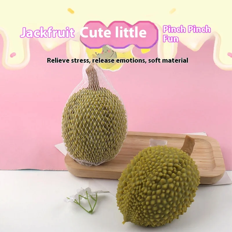Creatief stressverlichtingsspeelgoed Fruit Durian Knijpspeeltje Leuk Prank Gift Tofu Bal Speelgoed voor ontspanning en entertainment