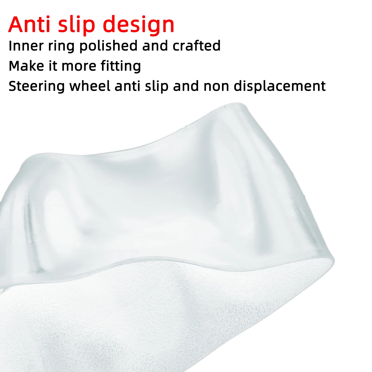 Silicone Car Steering Wheel Cover Non-Slip Wear-Resistant Silicone Car Steering Wheel Cover Car Steering Wheel Protective Cover