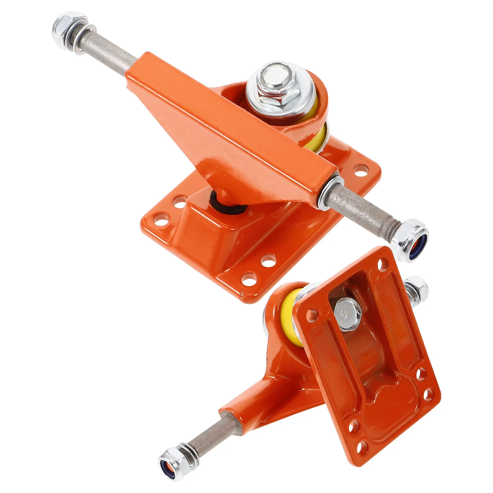 قطعتان من تصميم الاستقرار المعدني للوح التزلج للاستخدام طويل الأمد وتطوير المهارات مع شاحنات وعجلات Longboard