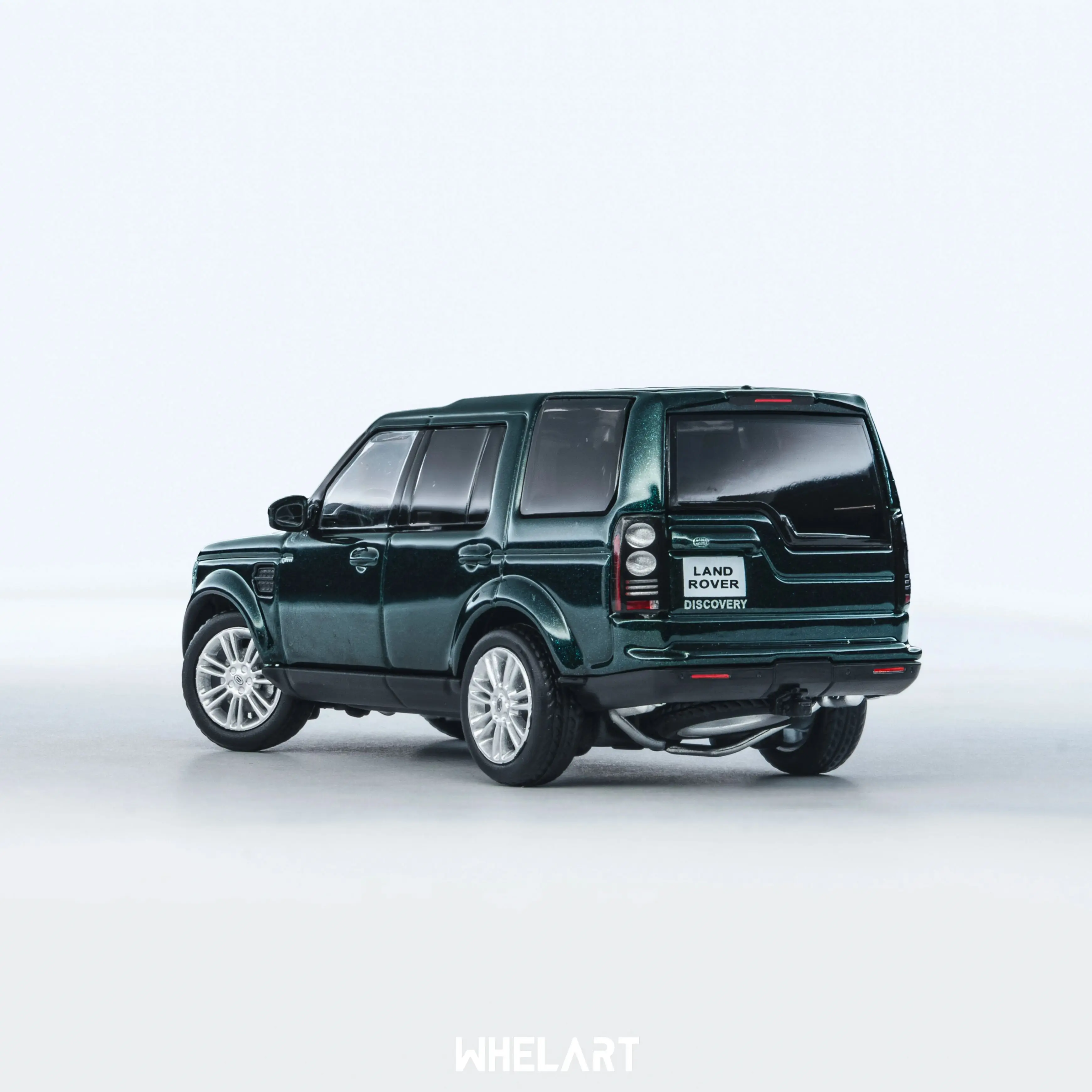 WHELART 1/64 Land Rover Discovery 4 Pearl Green Silver Wheels Diecast Collectible Model Car Gift