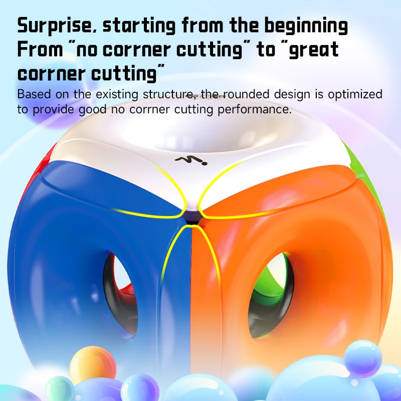 QiYi Tori Cube QY 3x3 باطلة سرعة أُحجية مكعبات الجاذبية المجوفة المكعب السحري ألعاب تعليمية الأطفال هدية