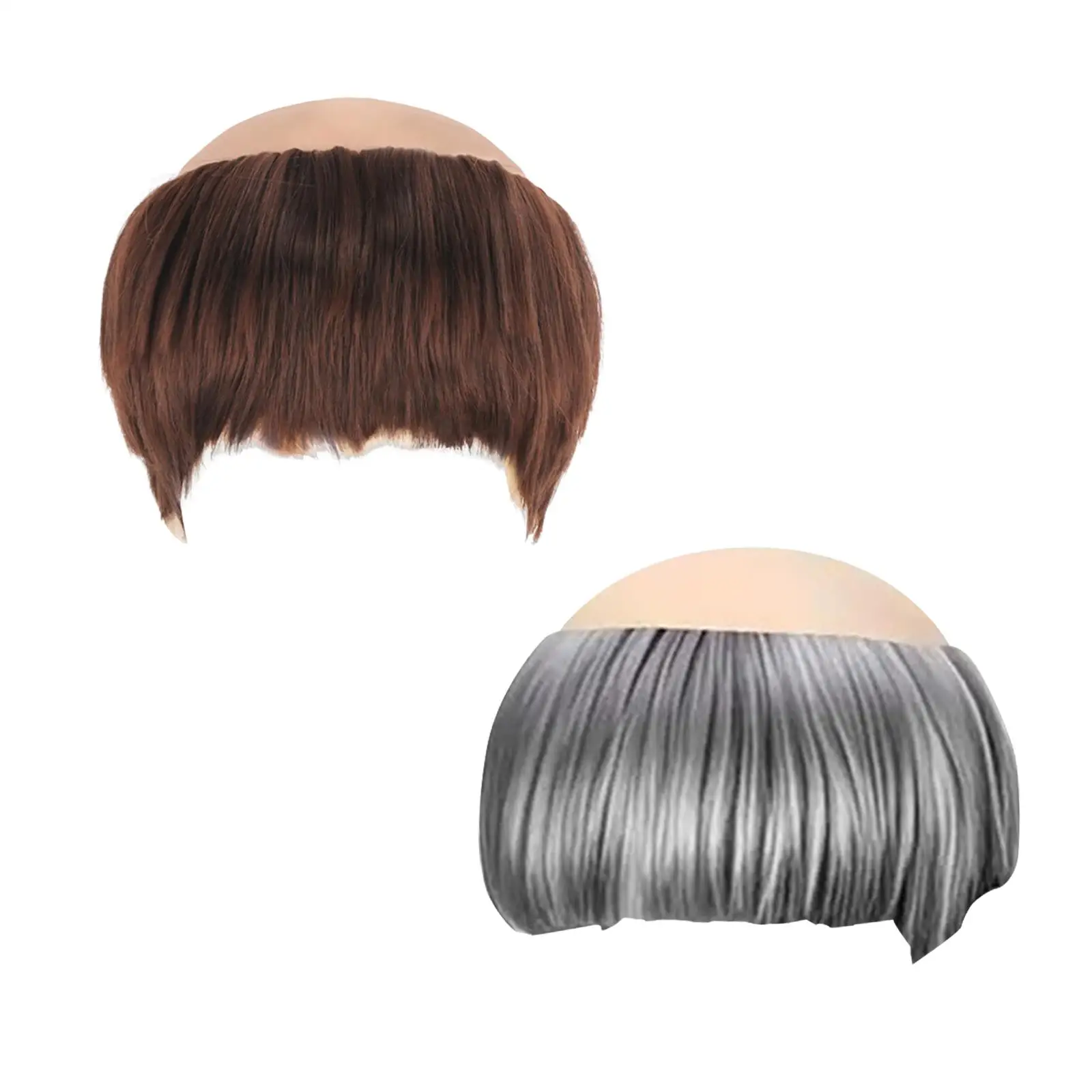 Perruque de moine chauve d'halloween pour hommes, Cosplay pour fête à thème, jeu de rôle, mascarade