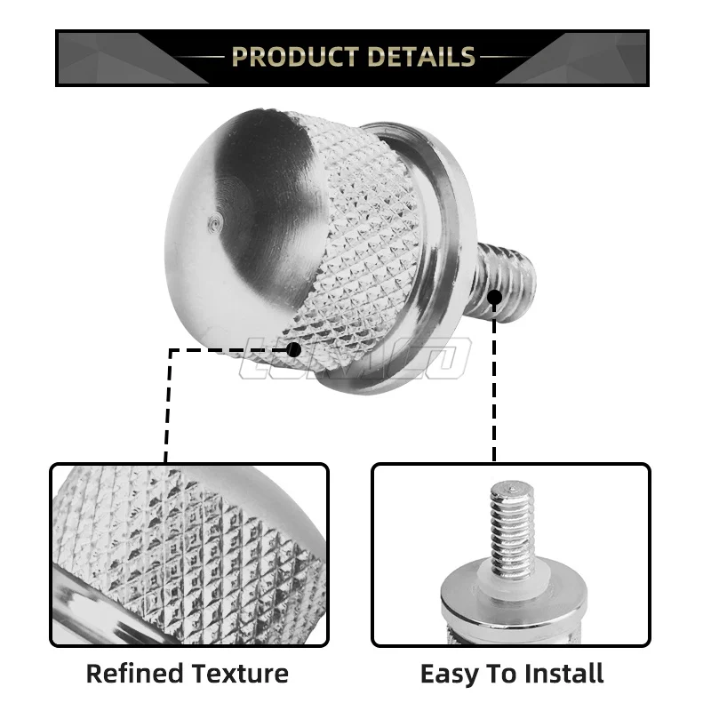 Универсальные мотоциклетные хромированные болты для заднего пассажирского сиденья, винтовые аксессуары для мотокросса для Harley Sportster Touring