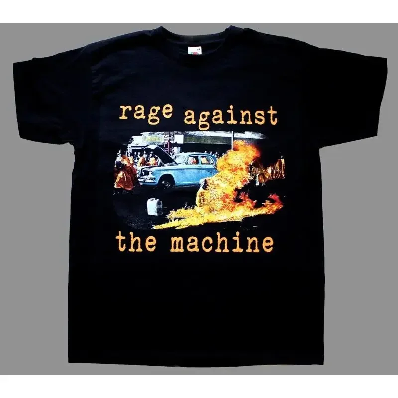 

RAGE AGAINST THE MACHINE RATM 92 AUDIOSLAVE NEW BLACK T SHIRT