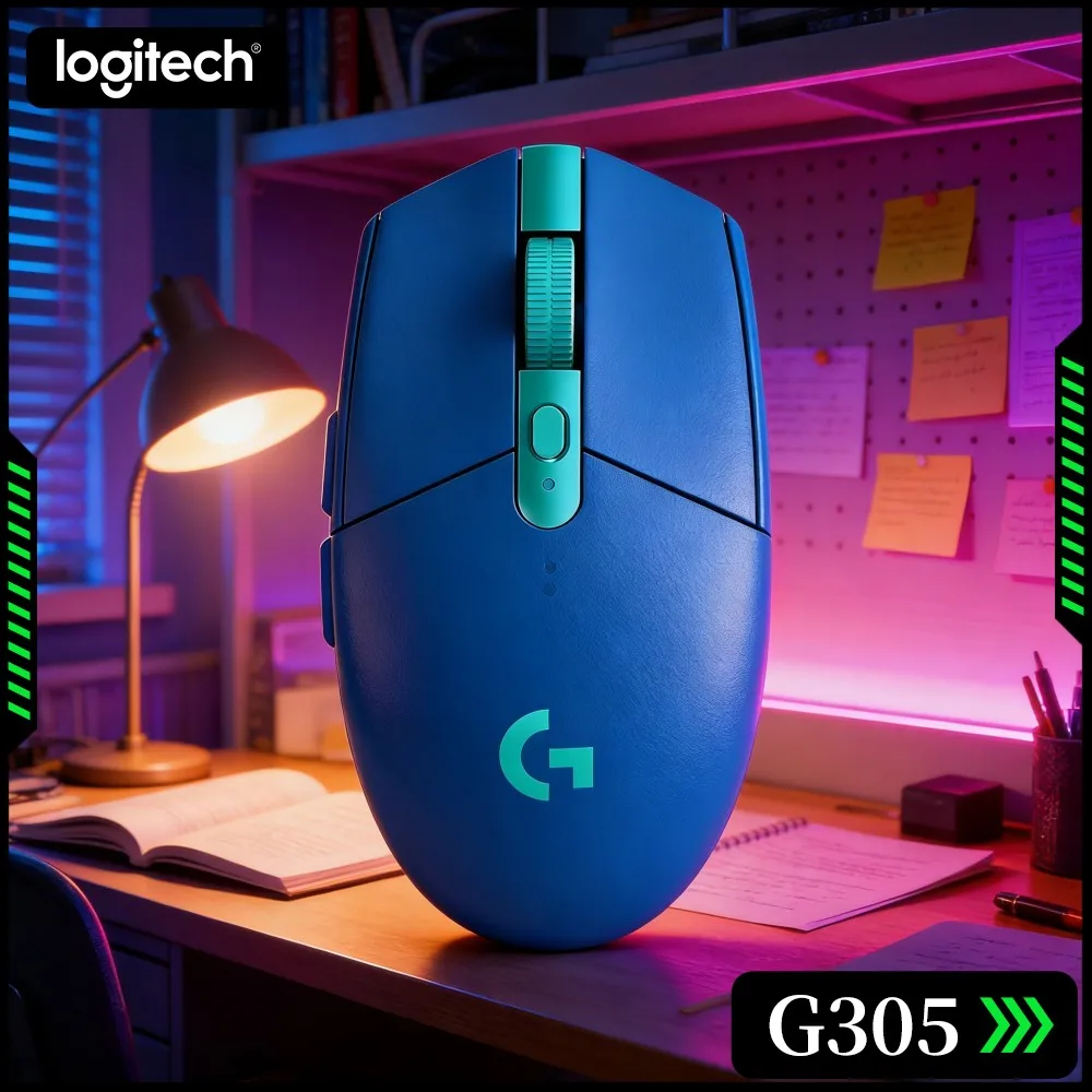 G305 Logitech LIGHTSPEED Game Mouse 6 Configurable Buttons Stable Under Strong Wireless Interference PC Mac