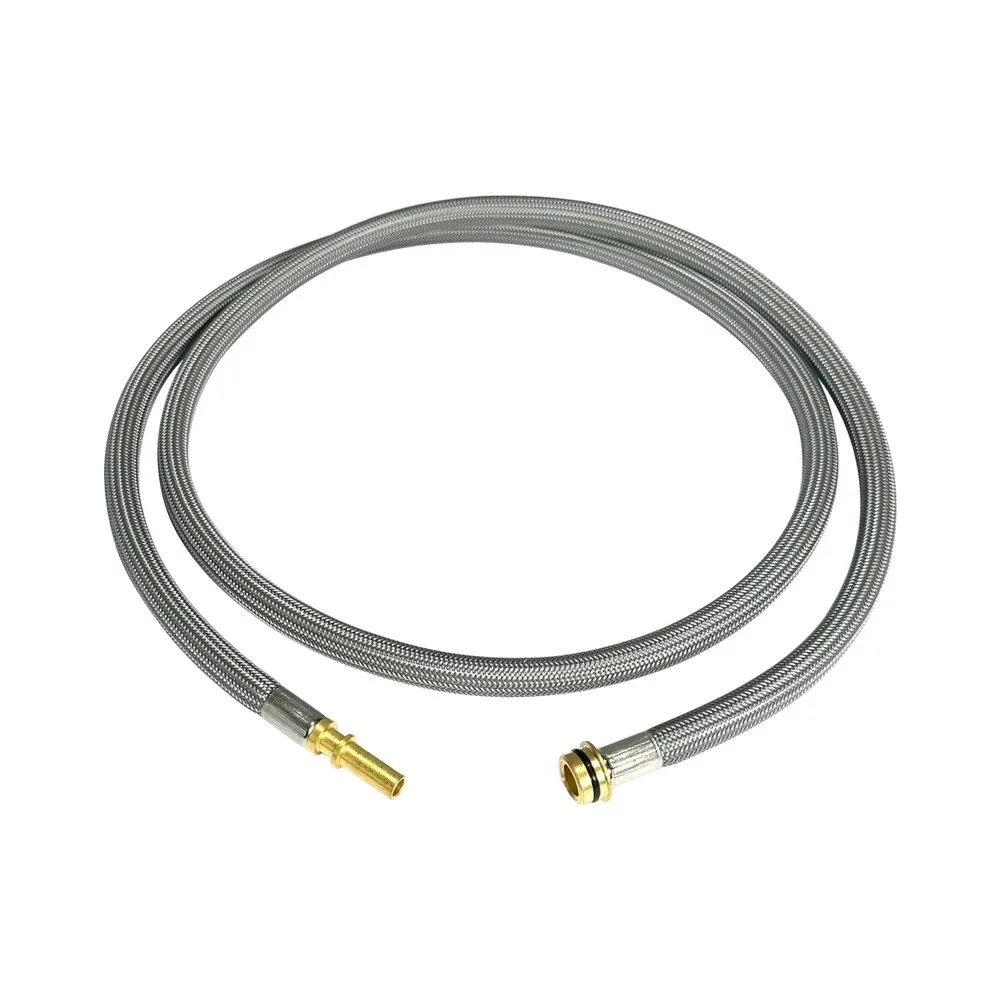 59 inch Pull Down Hose for Kitchen Faucet Replacement 150cm Nylon Inner Tube Brass Ends Safe Drinking Water Compatible Models