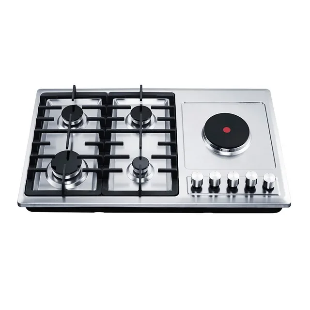 Multi Cooktops Gas and Electric Stove Combied Cooker.