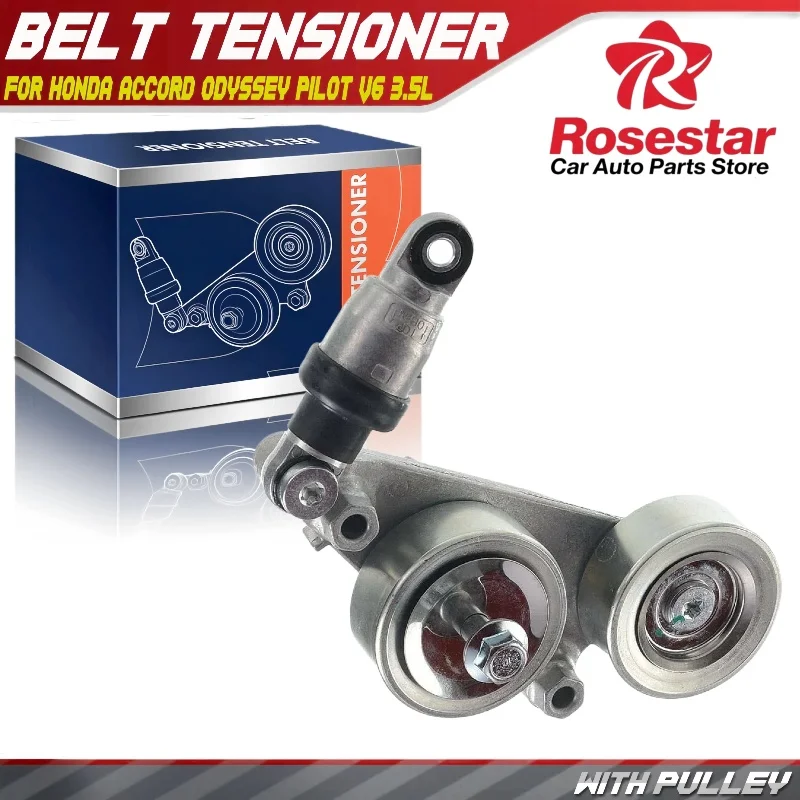 

Engine Belt Tensioner w/ Pulley for Honda Accord Odyssey Pilot V6 3.5L 31170R70A01 31170RKB005 31170-R70-A01,31170-RKB-005