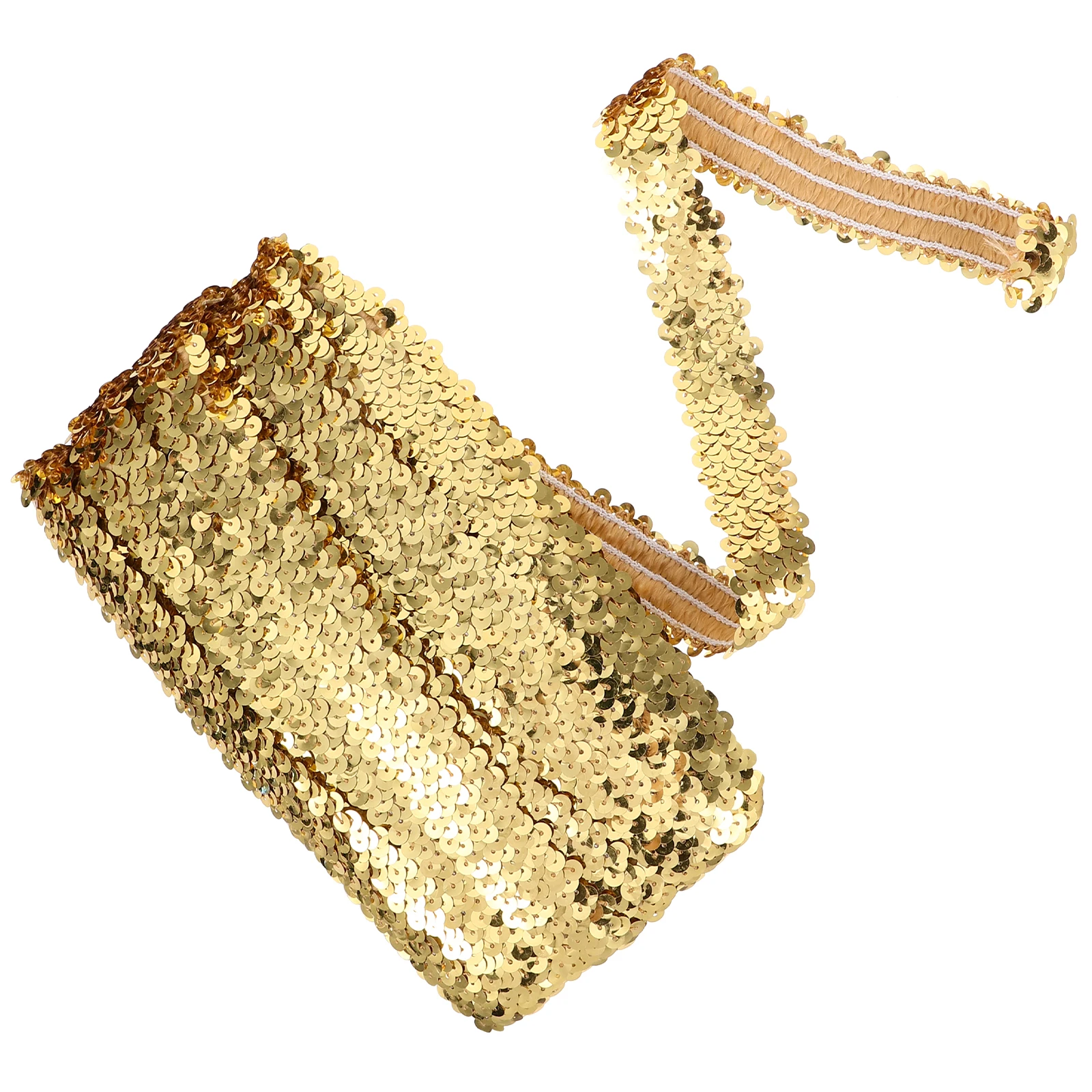 

Elastic Sequin Clothing Accessories Crafted Cuttable Costume Trim Decorative Sparkling Fabric Material For Sewing Diy
