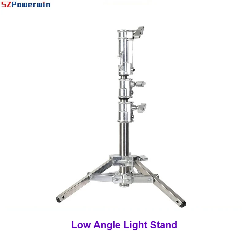 Low Angle Light Stand for Photography Ground Level Tripod for Jewelry Food Pet Video Shooting Stable Spotlight Holder Mini Rig