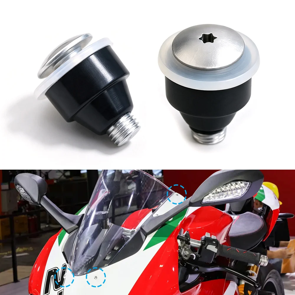 Windscreen Glass Screws Bolts For Ducati Monster 696 796 821 1100 1200 Universal Original Parts Motorcycle Accessories 1/3/6 Pcs