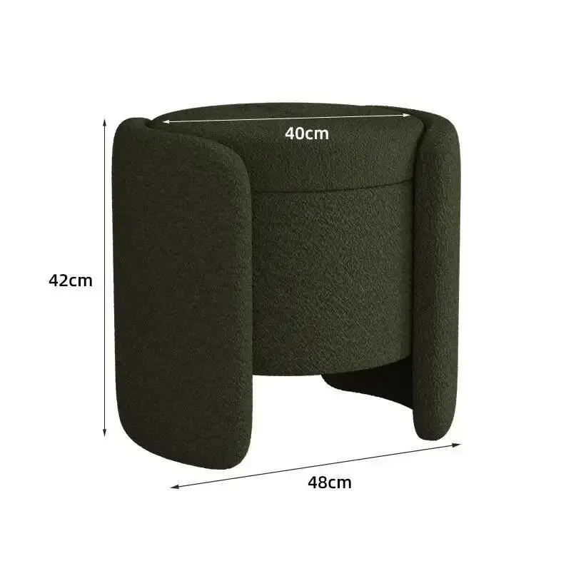 مقعد تغيير الأحذية المنزلي لغرفة المعيشة، مقعد يرتدي الأحذية المنزلي، كرسي تزيين غرفة النوم، مقعد منخفض للتخزين والتخزين #5