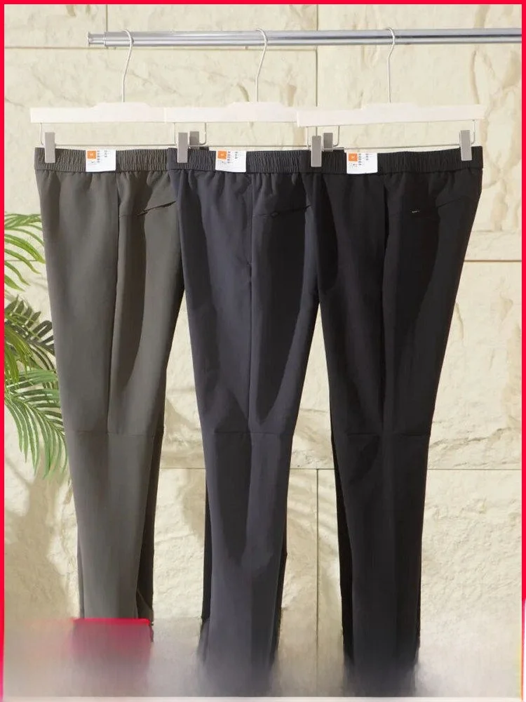 

Высококачественные мужские уличные ветрозащитные теплые повседневные брюки с прямыми штанинами, Новое поступление, зимние водонепроницаемые брюки