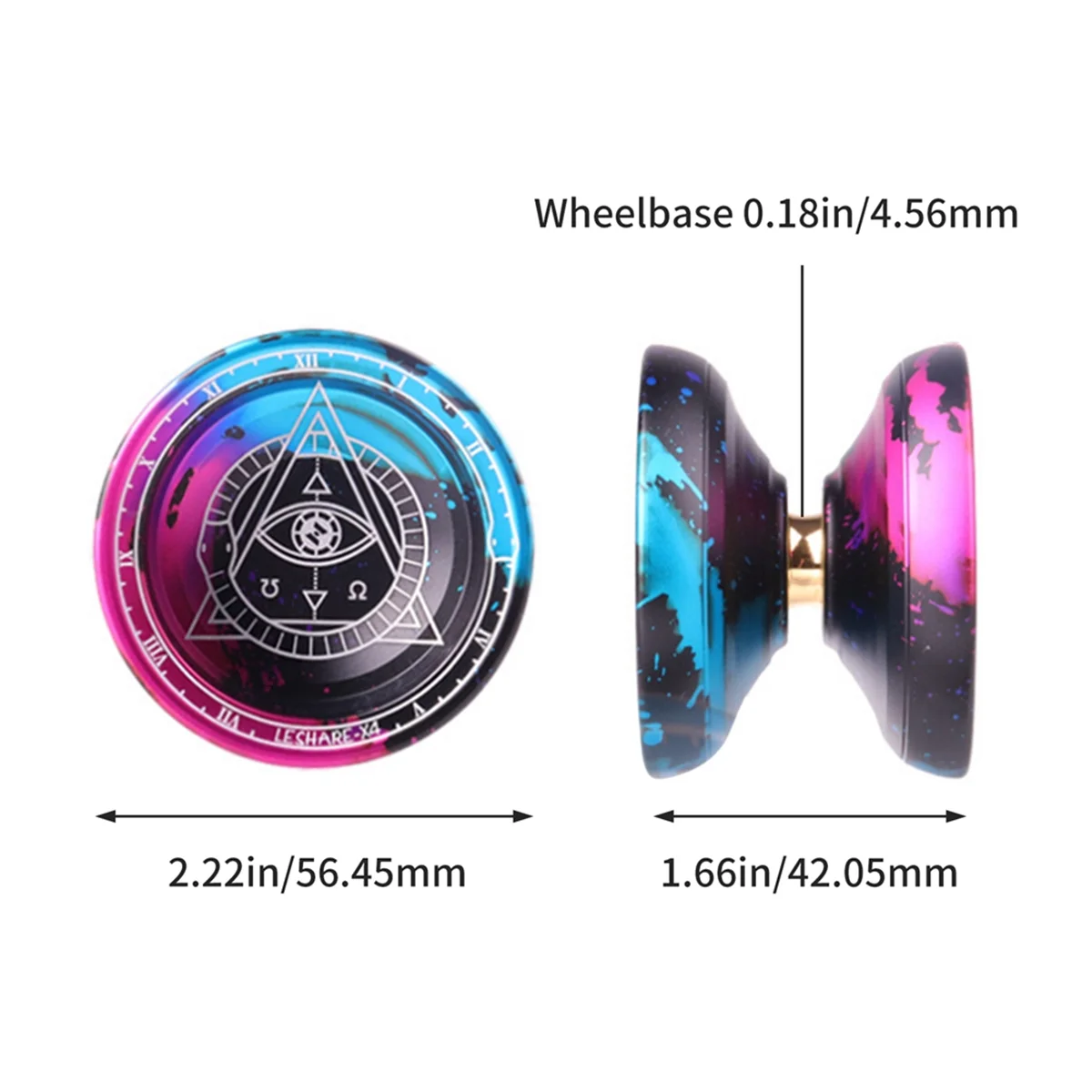 LESHARE Yoyo Magic Yoyo Professional Competition Level YOYO Ball Single Metal Alloy YOYO Ball