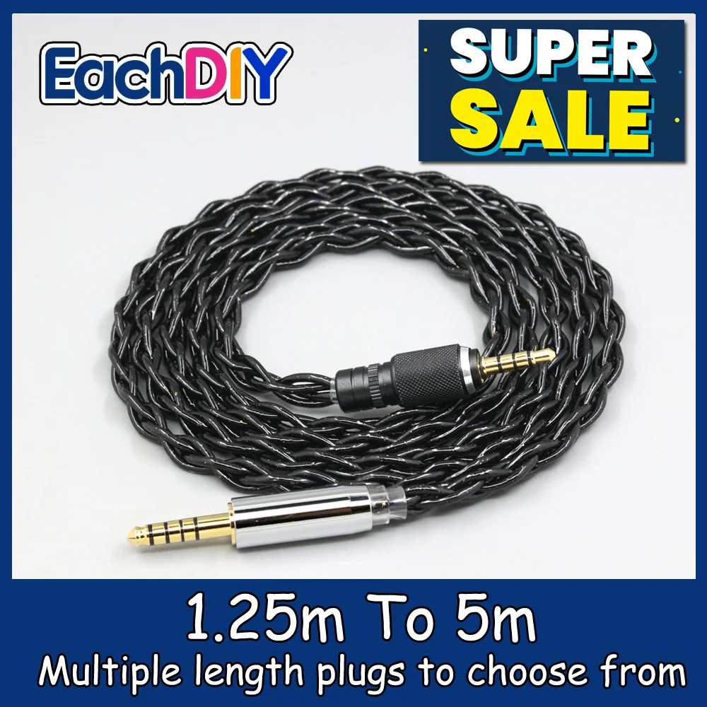 

99% Pure Silver Palladium Graphene Floating Gold Cable For Sony MDR-M1 MDR-MV1 MDR-M1ST Headphones LN008773