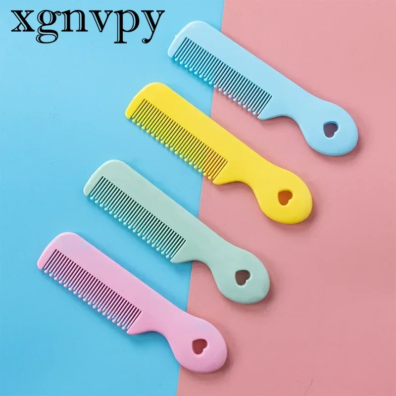 xgnvpy Baby Material Round Teeth Hair Care Comb Newborn Child Girls Toddler One To Two Year Old Small Hairbrush