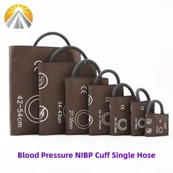 Multi 7 Sizes Available Reusable Blood Pressure NIBP Cuff With Single Tube For Neonates to Adult Patient Monitor Single Hose