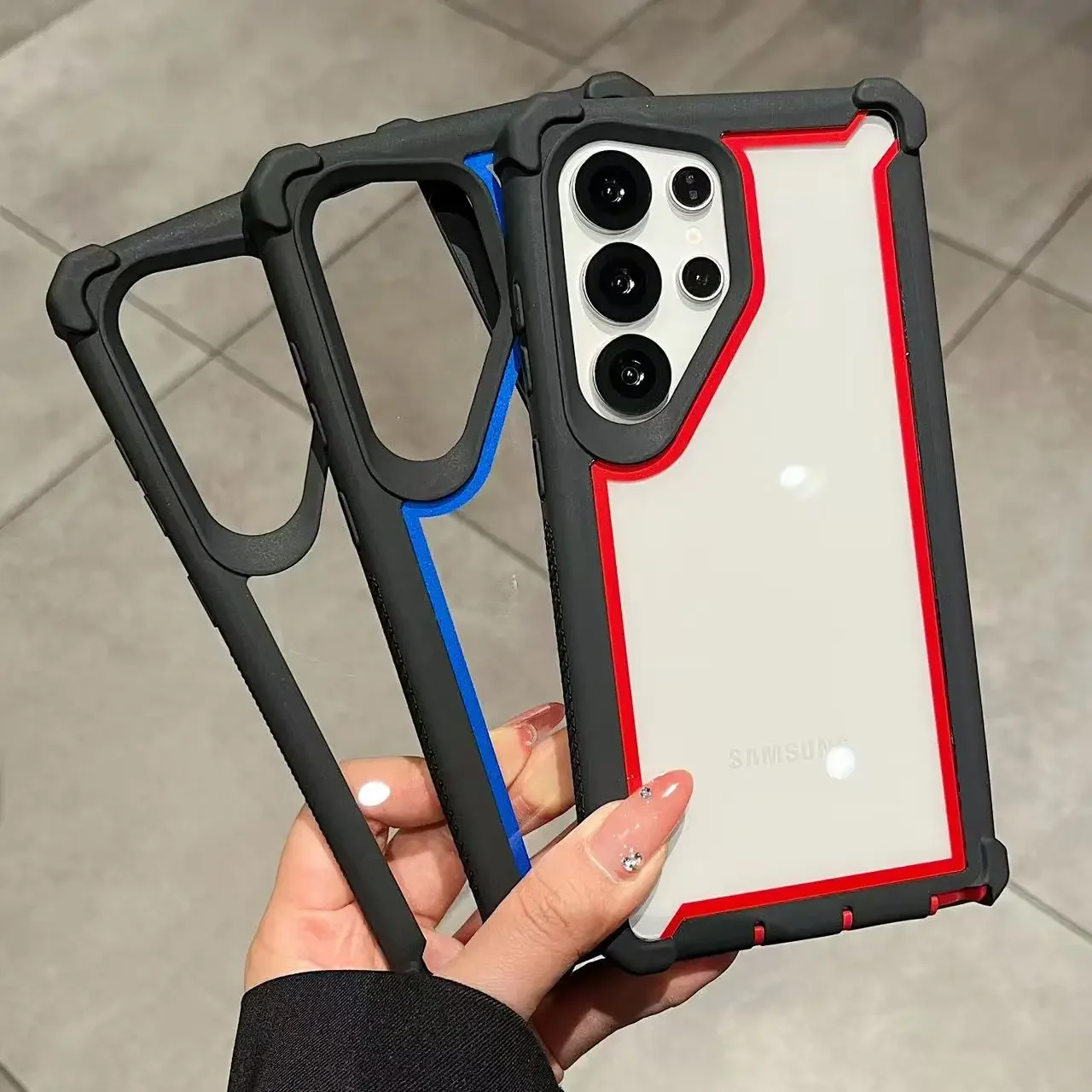 Custodia protettiva antiurto e antigoccia di lusso e robusta per Samsung Galaxy S25 S22 S23 S24 Ultra Plus FE A15 A06 A35 cover