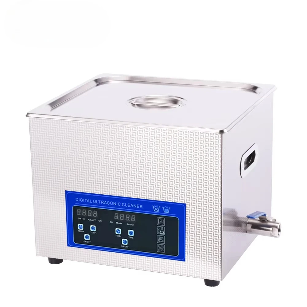 Power Set 15L Ultrasonic Cleaner Engine Block Mold Parts Circuit Board Ultrasonic Cleaning Machine