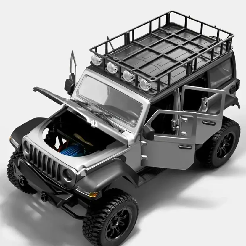 

MN128 1/12 RC Car RTR 4WD Full Scale RC Crawler 2.4G Remote Control Car Off-Road Climbing LED RC Truck Toys As Gifts