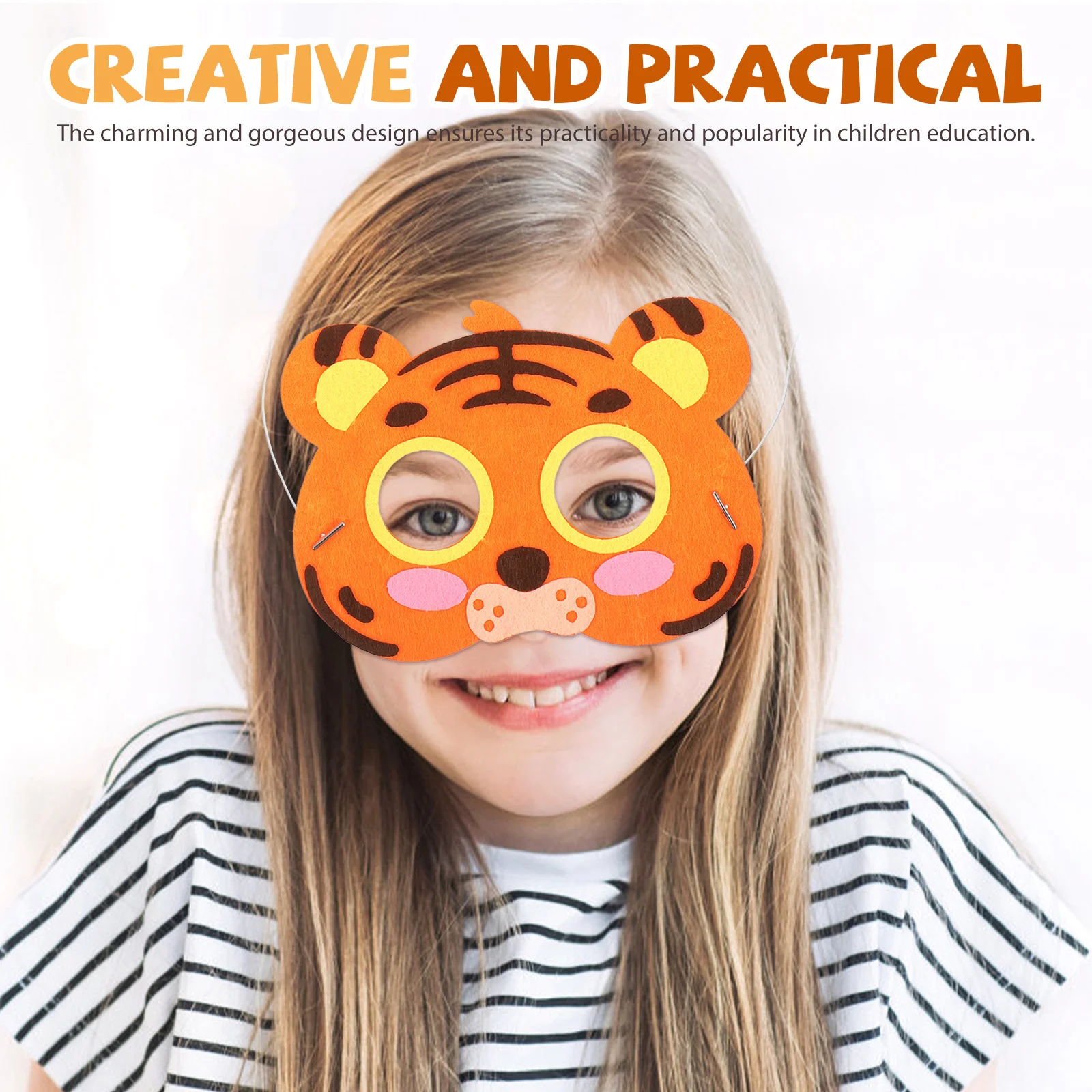 

4Pcs Kids Animal Mask Cartoon Cosplay Party Decoration Halloween Costume Masks for Toddlers Hallowen Mask Costume Masks