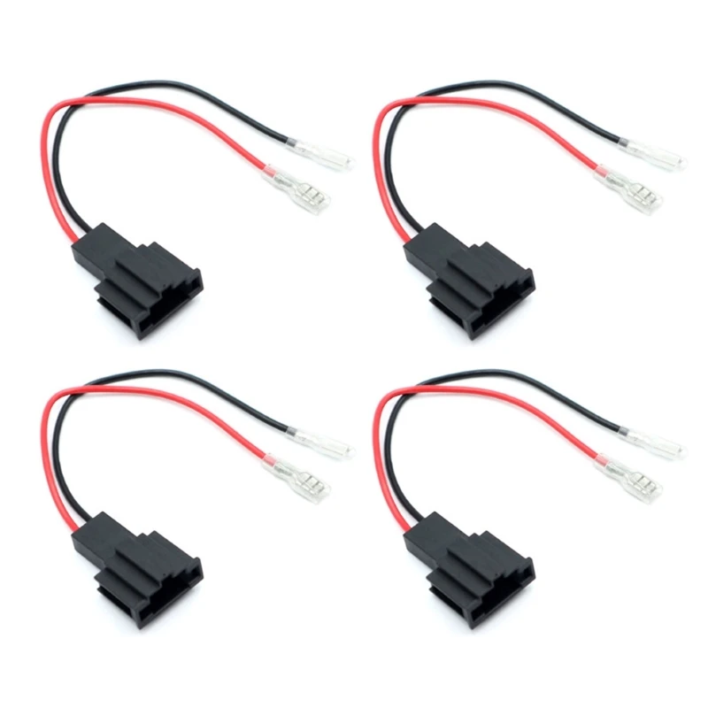 Conectores adaptadores Cable altavoz, 4 Uds., para Exeo Leon accesorios para automóviles, conector adaptador