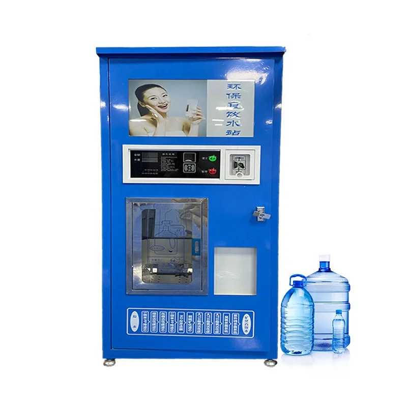 Custom Hot Selling Wholesale RO Multistage Filtration 400 Gallon Card Mountain Spring Water Vending Machine