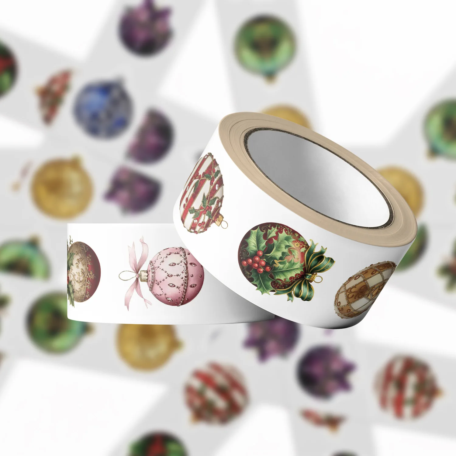 

500pcs/Roll Cartoon Christmas Bell Graffiti Sticker Roll Sticker Creative Decoration Mobile Phone Case Notebook Water Cup Gifts