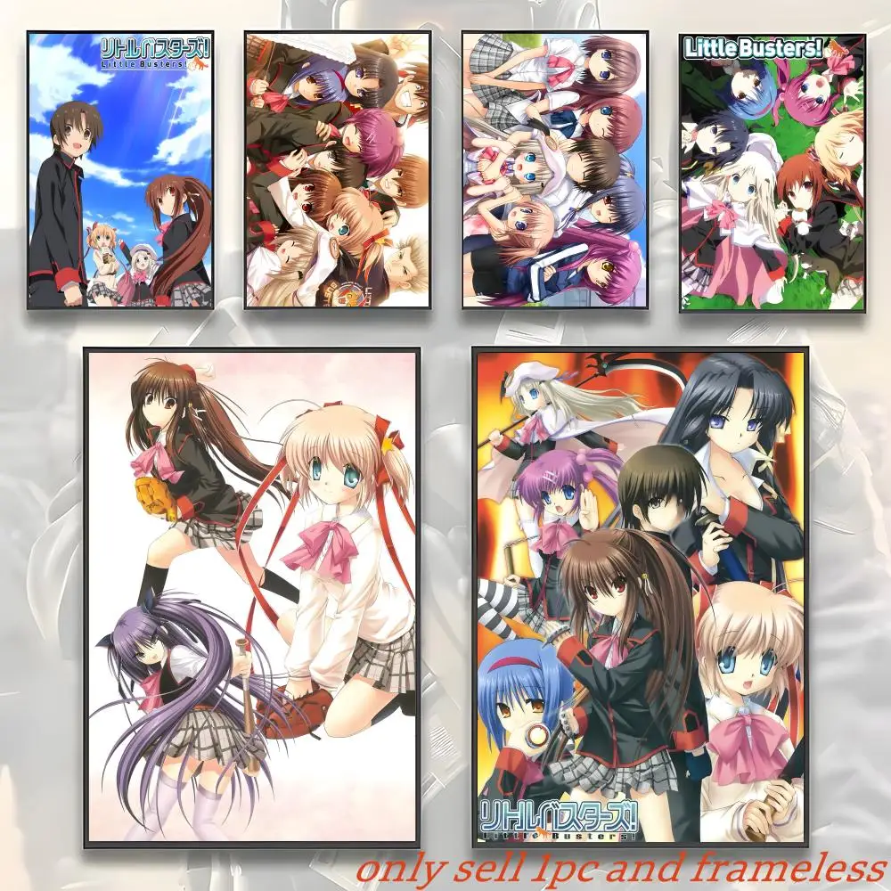 Anime Galgame Game L-Little Busters! Poster Gift with prints Home bedroom living room decoration promotion and display