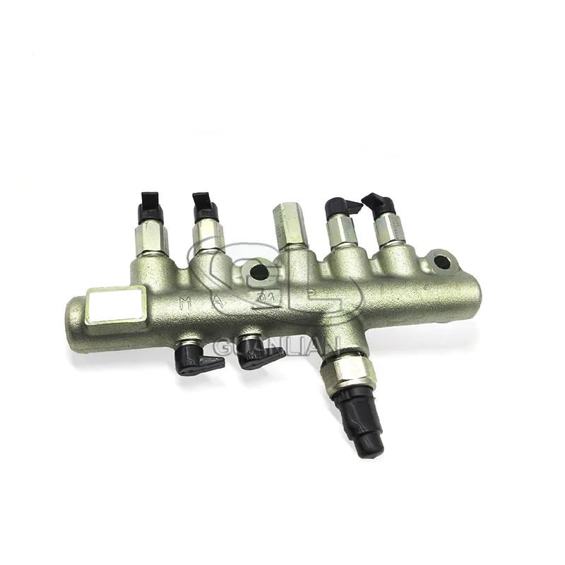 China made new Fuel Common Rail Pipe 095440-0372 RE520929 For  6068H/4045H sensor 499000-6141 Limiter 095400-0160