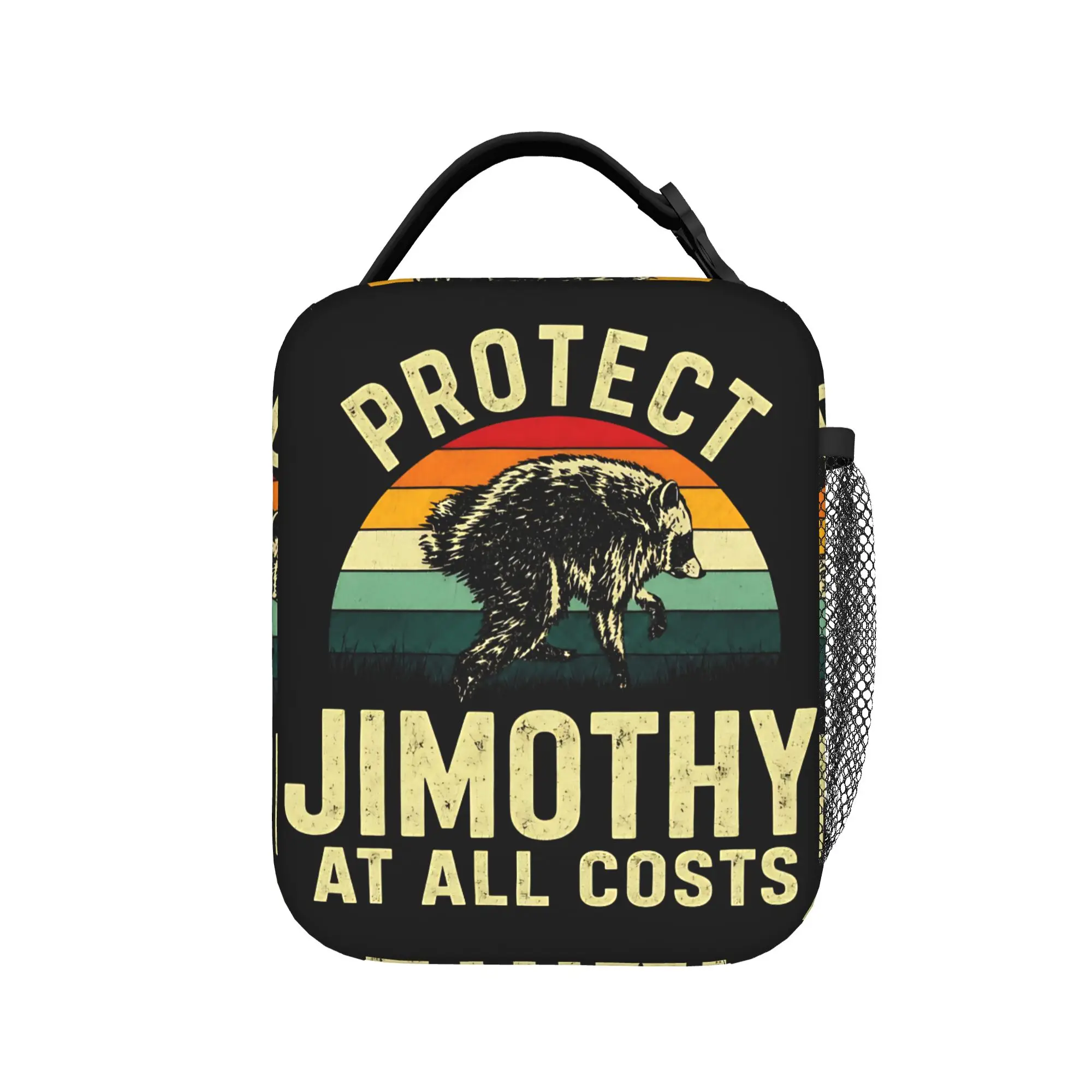 Jimothy Viral Raccoon Insulated Lunch Bags Thermal Bag Lunch Container  High Capacity Lunch Box Tote Food Bag College  Picnic