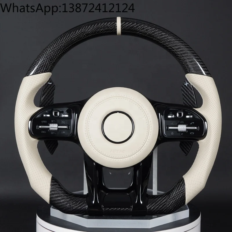 

Suitable for Old Mercedes Benz Modified New Assembly AMG Carbon Fiber Steering Wheel AECSG Grade GLC260GLECLSGT