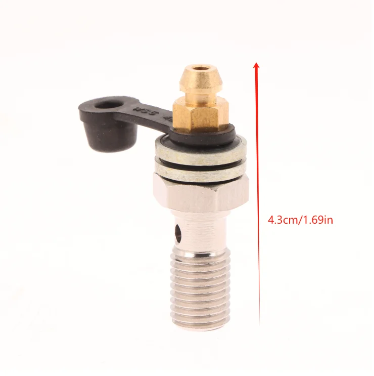 M10x1.25mm M10x1.0mm مسمار بانجو - لمضخة فرامل الدراجة، سهلة التركيب