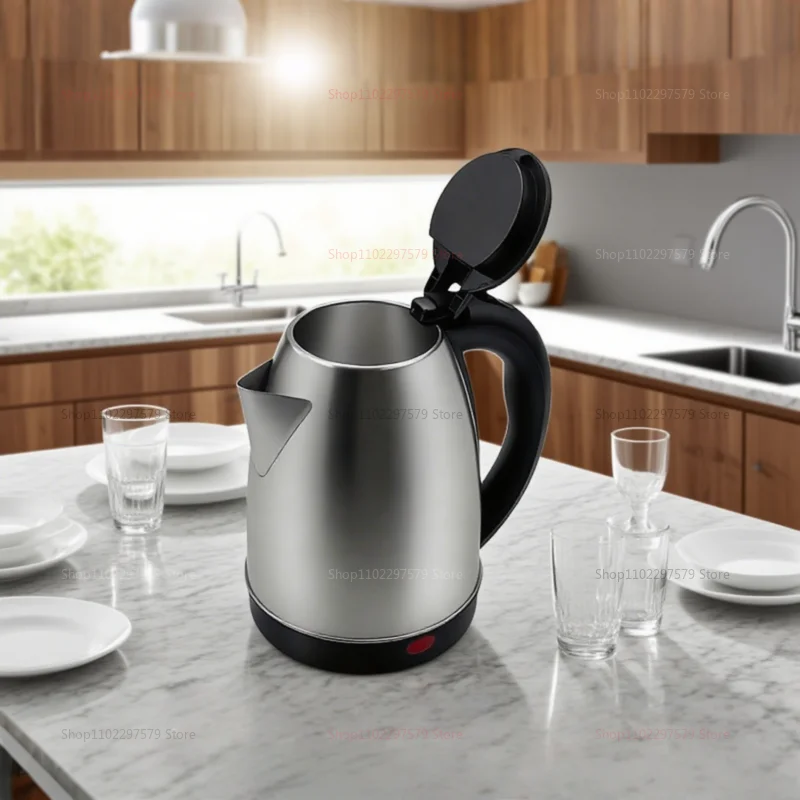 Stainless Steel Electric Kettle Kitchen Appliances Smart Kettle For Hotel Family Trip Kitchen Rust-proof Durable Electric Kettle