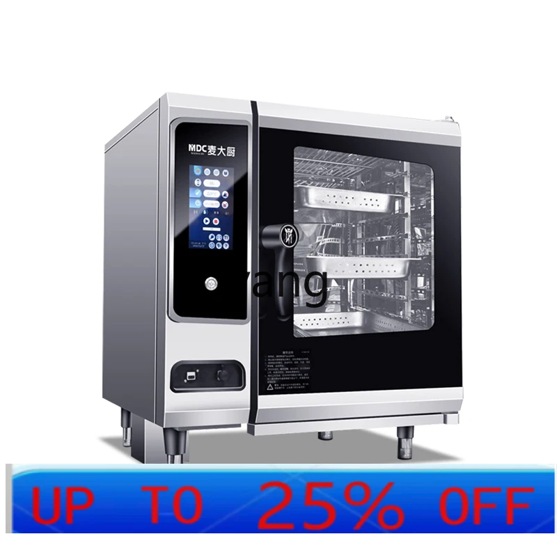 Máquina comercial todo en uno CX, horno de aire caliente automático para limpieza y cocción, con gran capacidad para vaporización y horneado.