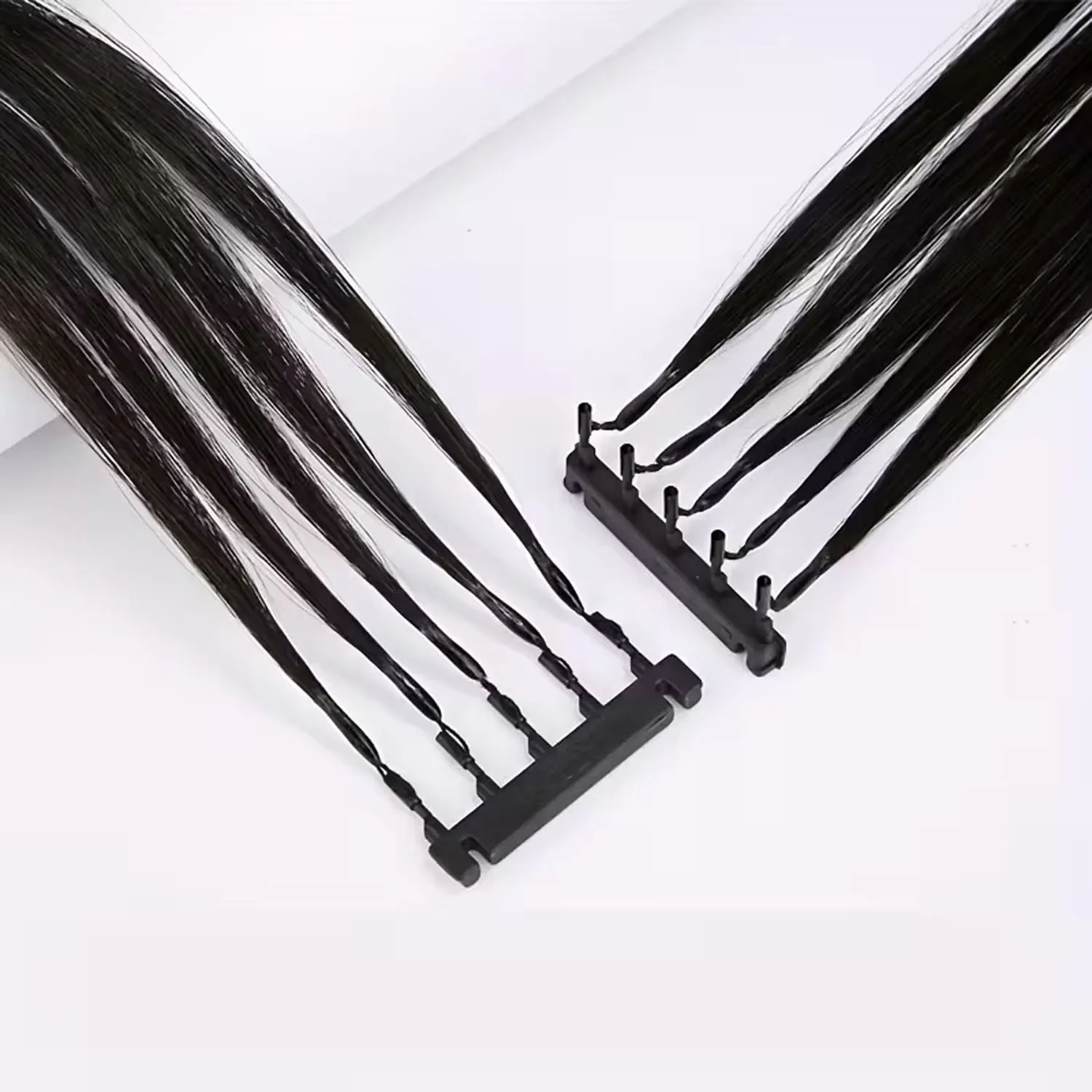 

6D-2 Расческа для наращивания волос 6D Пряжка для наращивания волос 6D устройство для наращивания волос Черный Коричневый Светлый Цвет 40 шт./лот