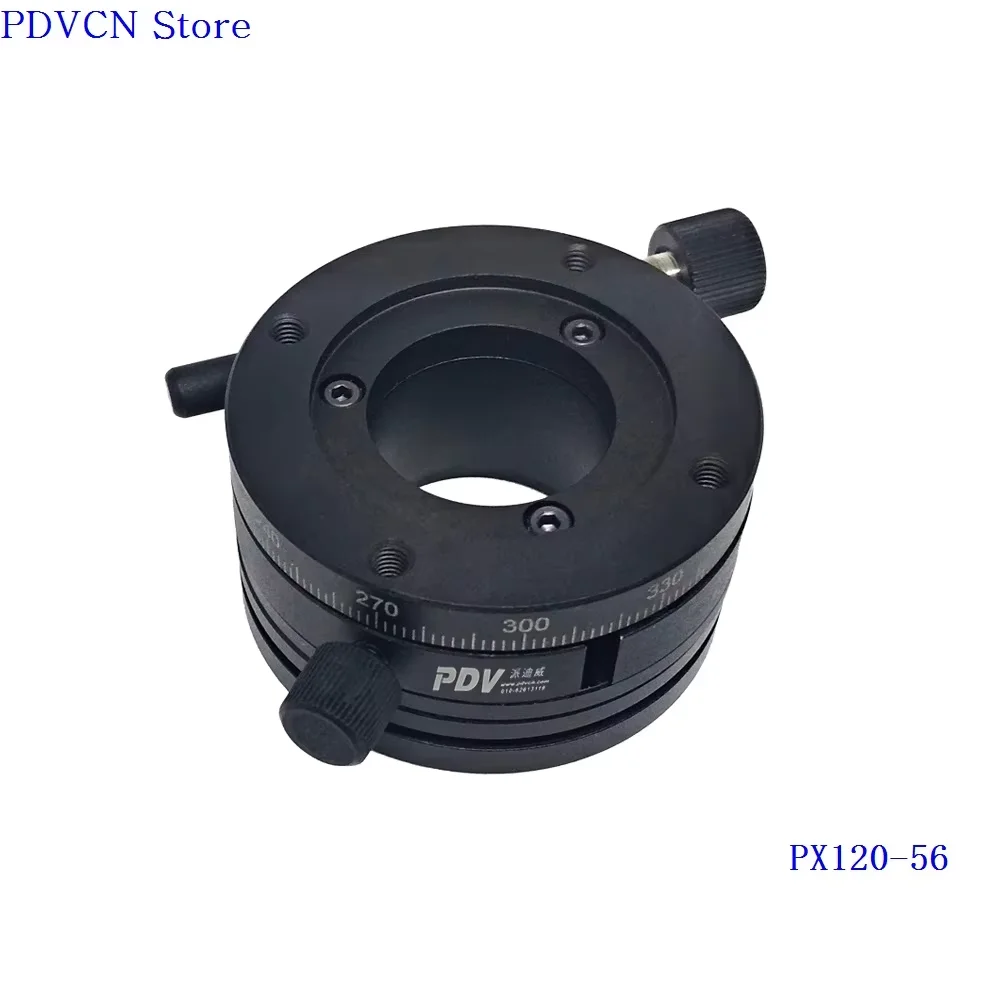 PX120-56 R Axis Manual Rotation Stage, Rotating Platform, Optical Sliding Table, dia: 56mm